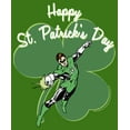 thumbnail image 2 of Men's Green Lantern Happy St. Patrick's Day  Graphic Tee Kelly Green Large, 2 of 5