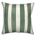 thumbnail image 2 of Creative Products Watercolor Stripe Green 18 x 18 Indoor / Outdoor Pillow, 2 of 3