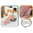 thumbnail image 3 of Ounissouiy Calentador de pies eléctrico Calentador USB de felpa Invierno Dormitorio portátil Viaje Dormitorio Pies Calentamiento térmico cómodo Suministros térmicos Gris 5V Ajustable Ounissouiy HA071678-08, 3 of 6