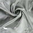 thumbnail image 5 of Satin Pillowcase for Zelimun Cervical Pillow, Ergonomic Case, Smooth & Soft Sleeping Pillowcase, Gray Pillow Cover with Zipper, 5 of 12