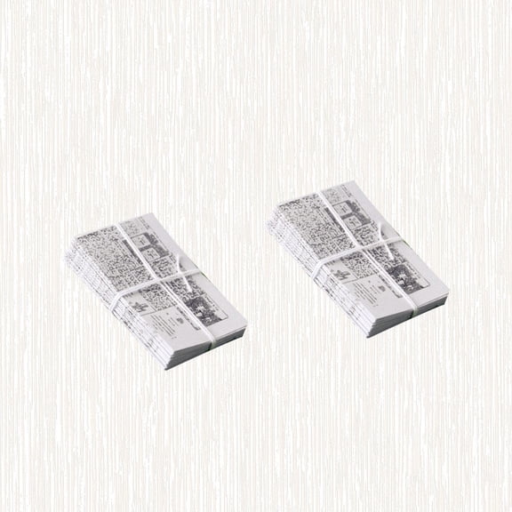 Milisten Miniature Dollhouse Newspaper Decor, Lightweight Detailed Craft for Desktop Display and Collectors