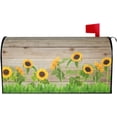 thumbnail image 1 of Sunflowers Mailbox Covers Magnetic Flower Mailbox Covers Spring Summer Yellow Floral Mailbox Wraps Standard Size 18" X 21" Garden Mailboxs Decorations for Outside, 1 of 5