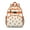 Orange-10, variant on Tropical Seahorse Students Backpack with Nautical Coastal Life Design, Cute Cartoon Underwater Plants and Shells Print, Marine Beach Theme for School and Travel