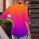 thumbnail image 3 of Blusas de Manga Corta para las Mujeres, Moda Verano Impreso, Blusas de Cuello Redondo, Chaqueta de Manga Corta para las Mujeres, 3 of 6