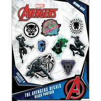 Marvel Black Panther Decals - Set of 9 Vinyl Stickers for Water Bottle Bike Helmet Laptop Skateboard Car - Marvel Stickers for Kids and Adults