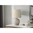 thumbnail image 2 of Lighting - 19"h - Table Lamp - Beige Resin - Beige Shade - Transitional, 2 of 3