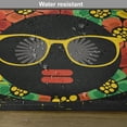thumbnail image 6 of Ambesonne Retro Place Mats Set of 4, Woman Head Flower Hair, Standard Size, Multicolor, 6 of 6