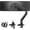 Black, variant on monTEK Single Monitor Arm for 17"–45" Ultrawide Screens, Adjustable Monitor Desk Mount Holds up to 35 lbs, Full Motion with Cable Management, C-Clamp & Grommet Mount, VESA 75/100mm