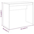 thumbnail image 4 of vidaXL Desk Grey Sonoma 90x40x72 cm Engineered Wood, 4 of 4
