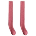 thumbnail image 3 of fenteer Women Knee High Socks over Knee Girls Long Stocking for Dorm Home Study Room Red, 3 of 7