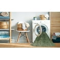thumbnail image 2 of Ahgly Company Machine Washable Indoor Rectangle Industrial Modern Green Area Rugs, 7' x 10', 2 of 7