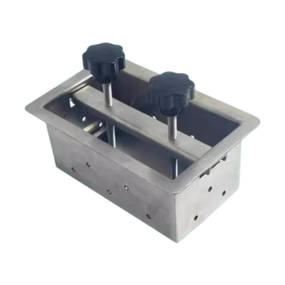 Herramienta de prensa de carnes, caja de herramientas de de carne de jamón, acero inoxidable, herramienta manual de herramienta de carne, L