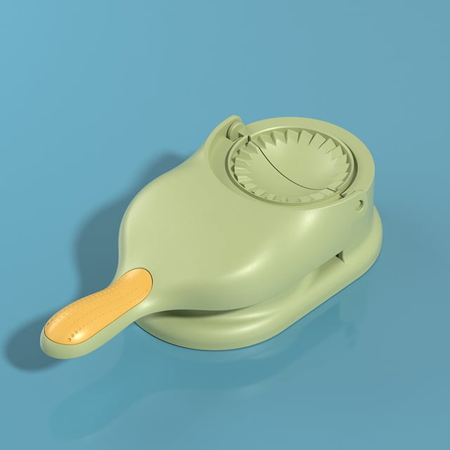 Juego premium para hacer dumplings 2 en 1: ideal para dumplings caseros, (verde)