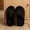 Black, variant on uublik Fuzzy Slippers Women Cozy Memory Foam House Shoes Soft Faux Fur Lightweight Slippers for Indoor Outdoor, Black