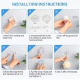 thumbnail image 4 of LUXEAR Adhesive Hooks, No Trace Heavy Duty Nano Shower Hooks Window Suction Cup Hooks for Christmas Wreath Bathroom Kitchen Towel Loofah Bathrobe 6 Pack, 4 of 8
