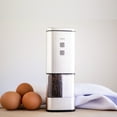 thumbnail image 3 of 2-in-1 USB Rechargeable Salt and Pepper Grinder – Single Pack Electric Grinder with Adjustable Coarseness, LED Light, and One-Handed Operation – Neutral Color – Premium Kitchen Tool (Warm Gray), 3 of 9