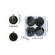 thumbnail image 2 of 6CM Flocked Christmas Balls Hanging Balls Glitter Plastic Balls Christmas Tree Ornament Set Of Four, 2 of 6