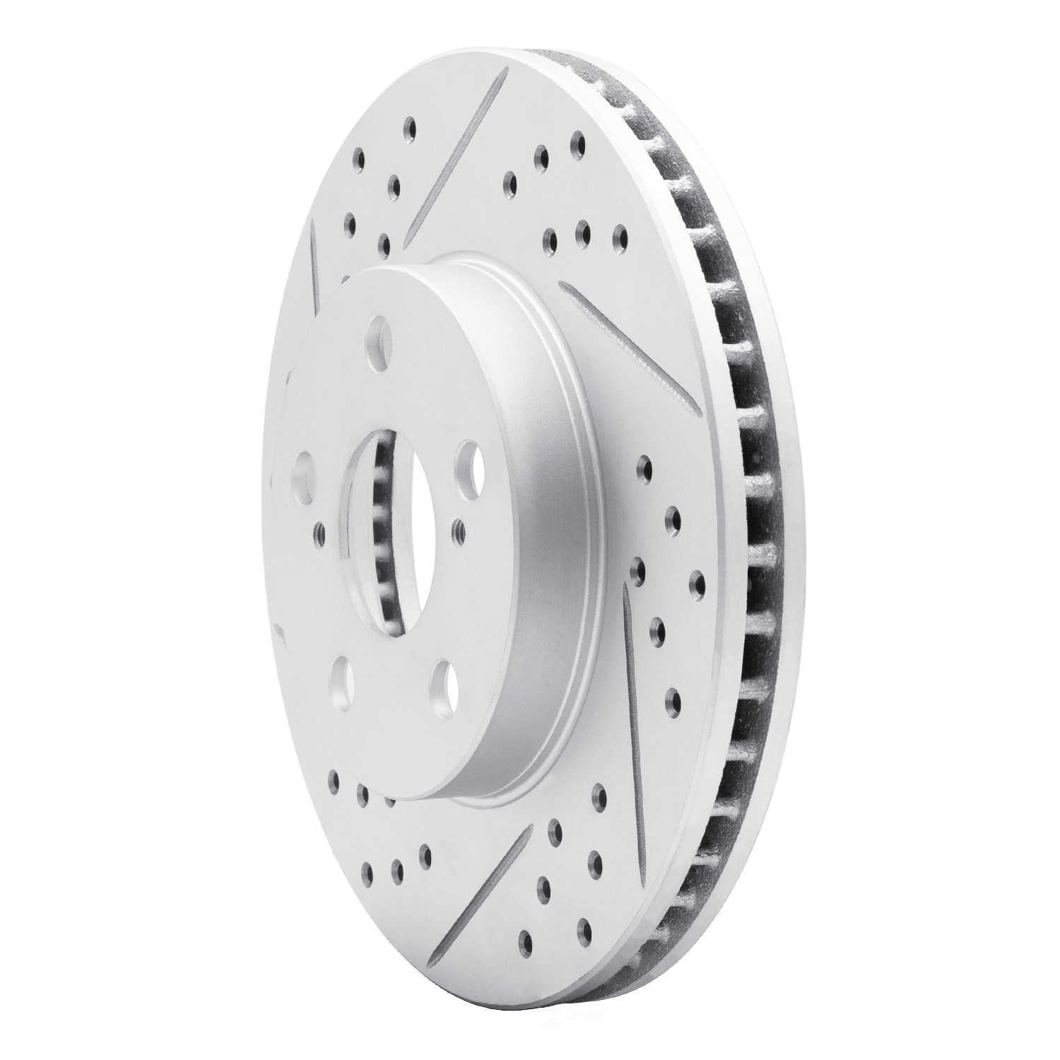 Dynamic Friction Company 830-76087L DFC Geoperformance Rotor - Drilled and Slotted