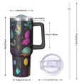 thumbnail image 2 of Mystical Halloween Pattern Tumbler with Handle and Lid,40oz Double Wall Vacuum Insulated Tumbler,Cups Gift for Women and Men, 2 of 7