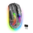 thumbnail image 1 of Mouse Gamer ATTACK SHARK X2 Inalámbrico Bluetooth 2.4G Recargable PixArt RGB 2400 DPI, 1 of 5