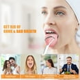 thumbnail image 3 of MOTONGUE  Tongue Scraper for Adults (2 Pack),Reduce Bad Breath (Travel Cases Included),100%Stainless Steel Tongue Cleaners,Metal Tongue Scraper with Case Fresh Breath Tongue Cleaner Oral(Silver&Gold), 3 of 6