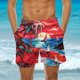 thumbnail image 1 of Pantalones cortos de playa holgados de verano para hombre, con bolsillos, para nadar., 1 of 6