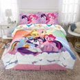 thumbnail image 4 of Franco Juego de edred&Atilde;&fnof;&sup3;n y s&Atilde;&fnof;&iexcl;banas, My Little Pony, 5 Piece Full Size, 1, 4 of 6