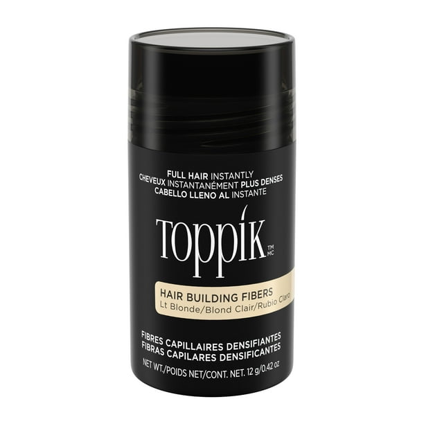 Toppik Hair Building Fibers, Light Blonde, 12g | Fill In Fine or Thinning Hair | Instantly Thicker, Fuller Looking Hair | 9 Shades for Men Women - Toppik Hair Building Fibers, Light Blonde, 12g | Fill In Fine or Thinning Hair | Instantly Thicker, Fuller Looking Hair | 9 Shades for Men Women -