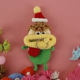 thumbnail image 1 of Estuche para llaves con forma de salchicha, tejido a mano, súper lindo, para niña, feo, lindo, tejido a crochet en lana, estuche protector para llaves, bolsa extraíble, 1 of 6