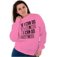 thumbnail image 5 of Cancer Survivor I Can Do Anything BCA Women Crewneck Sweatshirt Brisco Brands 4X, 5 of 6