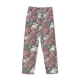 thumbnail image 5 of Goofa Rose Flowers Printed Soft Pajama Pants for Men, Wide Leg Comfy Casual Lounge Yoga Pants-X-Large, 5 of 9