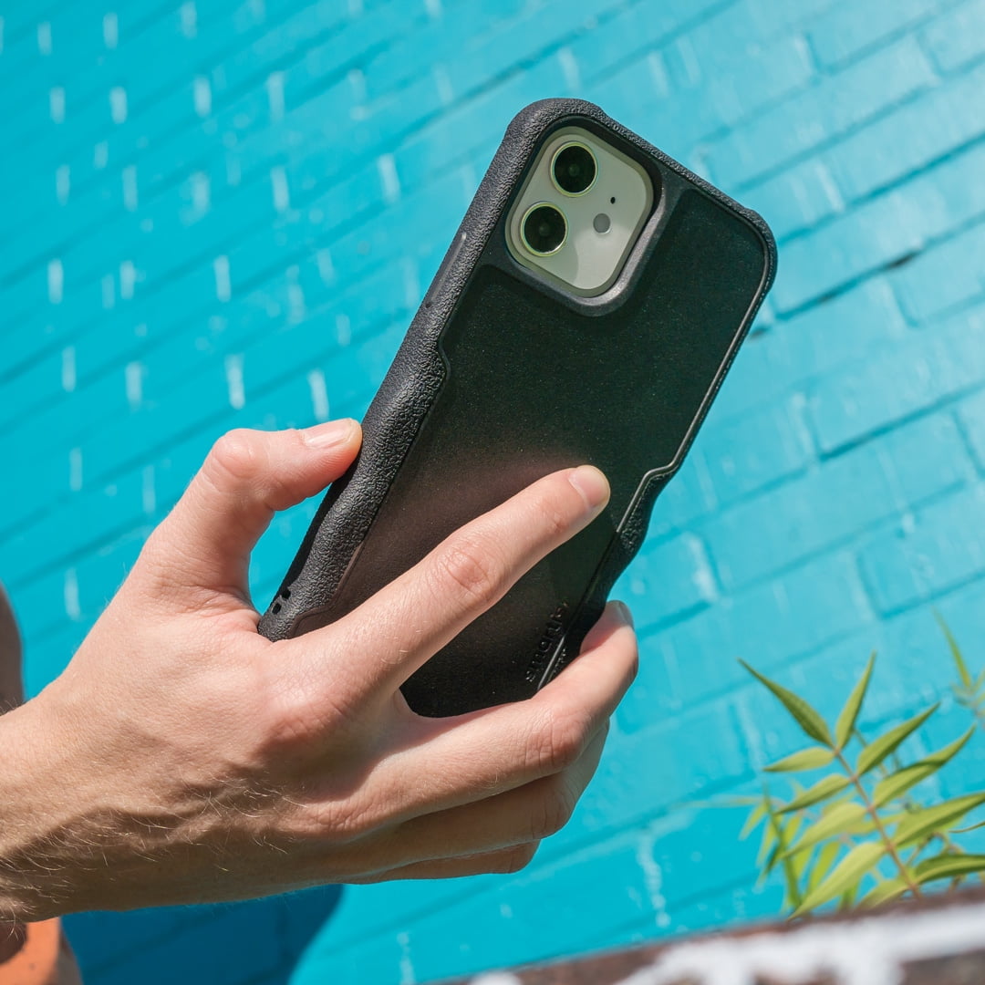 Smartish iPhone 12 Pro Max Armor Case - Gripzilla [Rugged + Protective] Slim Tough Grip Cover - Black Tie Affair