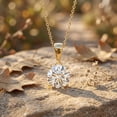 thumbnail image 5 of Rosec Jewels IGI Certified Lab Grown 2 Carat Diamond Pendant - with Chain - E-VS1 Quality - Gift for Special Person, 18K Yellow Gold, 5 of 8