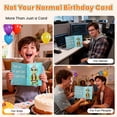 thumbnail image 3 of Musical Birthday Card with Sound & Shaking Motion, Funny Singing Turtle Birthday Card for Boys, Kids,Family,& Coworkers, Pop-Up Happy Birthday Card with Envelope, 3 of 3