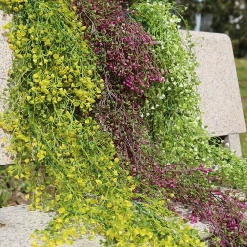Artificial Hanging Ivy Garland Plants Vine Fake Foliage Flower wisteria Home