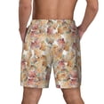 thumbnail image 4 of Goofa Seashells Printed Men's Swim Trunks Board Shorts Quick Dry Mens Swimming Trunks with Compression Liner,Breathable Fit Hawaii Beach Shorts-3X-Large, 4 of 9
