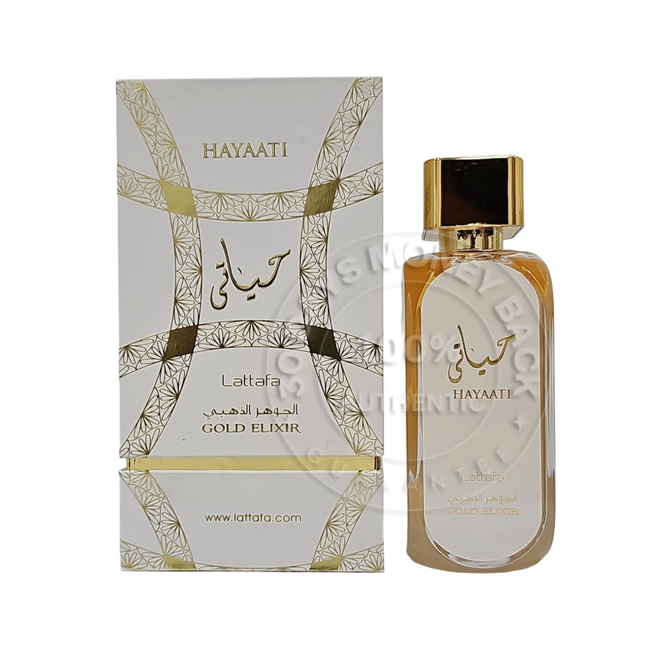 Lattafa Perfumes Hayaati Gold Elixir Eau De Parfum Natural Spray