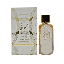 Lattafa Hayaati Gold Elixir by Lattafa Eau De Parfum Spray (Unisex) 3.4 oz for Women