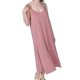 thumbnail image 5 of Camisones de verano de talla grande para mujer, de modal, con tirantes finos y largo midi. Ropa de dormir extragrande para mujer., 5 of 5
