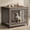 Light Gray, variant on Ironovahome 43" Furniture-Style Dog Crate for Large Dogs, Heavy Duty Wooden Dog Cage with Double Doors & Safe Locks, Breathable Wire Mesh, XL Indoor Dog Kennel Pet Crate, Easy Clean