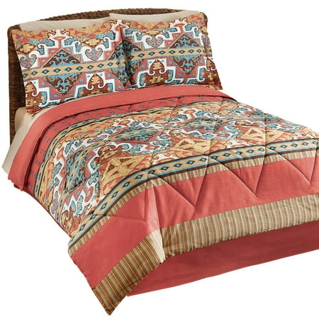 Jaron Southwest Aztec Native American Pattern Medium Weight Jaron Southwest Aztec Native American Pattern Medium Weight Comforter Bed Set With Sham S