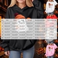 thumbnail image 3 of Staki Girls Halloween Sweatshirt Long Sleeve Pullover Hoodies Cute Hoodie Fall Winter Trendy Clothes for Girl(Red,3-4 Years), 3 of 9