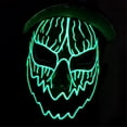 thumbnail image 4 of Máscara aterradora de Halloween LED Jason Horror Zombie Calabaza Máscaras brillantes Disfraz de Halloween Fiesta de disfraces, 4 of 5