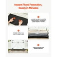thumbnail image 4 of KFFKFF Barrière Anti-Inondation, Lot de 10, Sacs Anti-Inondation 1,4 x 2,7 Pi avec Seau, Barrière Absorbante Réutilisable Activée par l'Eau, Sacs de Sable Sans Sable, 4 of 9