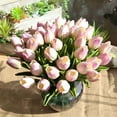thumbnail image 2 of 5 Mini Tulips Mw08081 Clearance! Artificial Flowers Bouquet Floral Wedding Bouquet Party Home Decor, 2 of 4