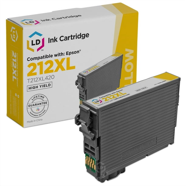 Ld Products Remanufactured Replacement For Epson 212xl T212xl420 High Yield Yellow Cartridge For 1910