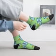 thumbnail image 2 of Pofeuu Motorcycle Riding Dinosaur Print 30cm Socks, Adult Running Hiking Socks for Youth and Adult, 2 of 7