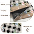 thumbnail image 6 of 3'x5' Area Rugs, Easter Indoor Outdoor Area Rug for Living Room Bedroom, Vintage Gnomes Bunny Eggs Black Buffalo Plaid Washable Bathroom Rugs Kitchen Floor Carpet Mats Home Decor Aesthetic, 6 of 8