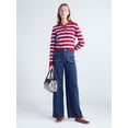 thumbnail image 2 of Free Assembly Women's and Women's Plus The Larchmont High Rise Patch Pocket Jeans, 32" Inseam, Sizes 0-28W, 2 of 5