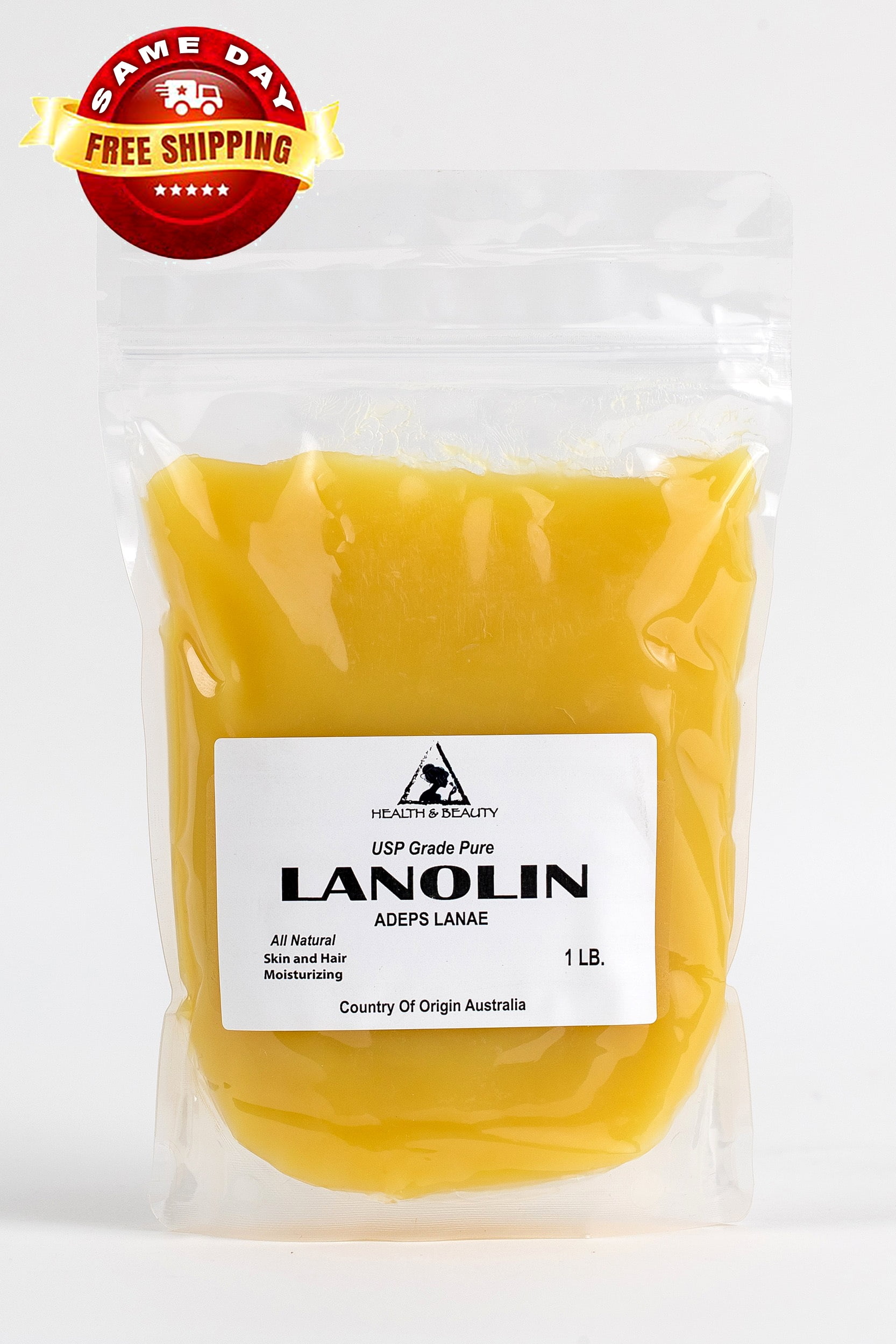 LANOLIN USP GRADE ANHYDROUS ULTRA REFINED 100 PURE SKIN LIP